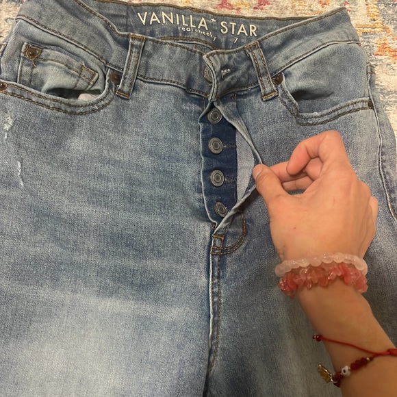 Light denim wash high waist jeans - Picture 3 of 6